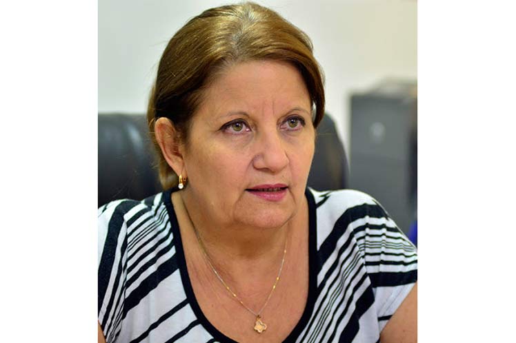 Miriam Alpízar, viceministra de Educación de Cuba