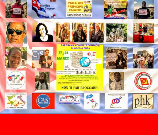 27 MARZO: CAROVANA VIRTUALE di solidarietà per Cuba e contro il BLOQUEO