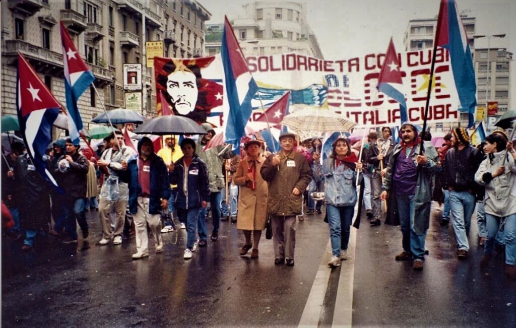 Manifestazione per Cuba