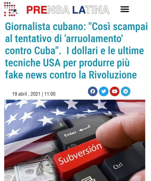 Propaganda contro Cuba
