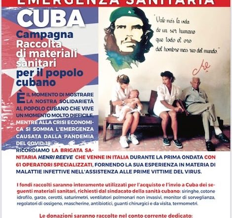 UNITI E SOLIDALI PER IL POPOLO CUBANO