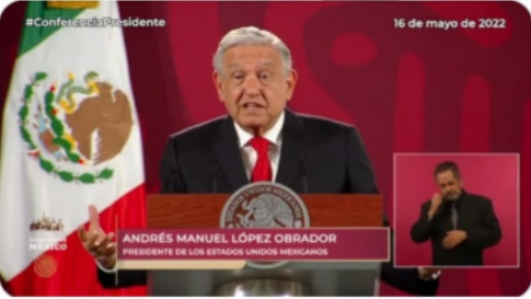 Presidente del Messico López Obrador.