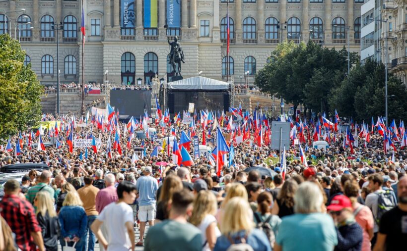 Manifestazione a Praga