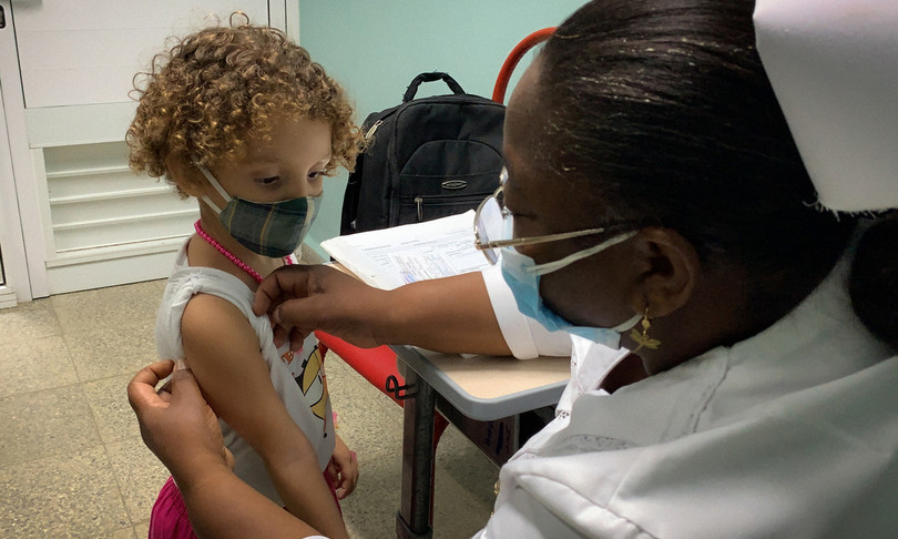 Vaccinazione dei bambini a Cuba
