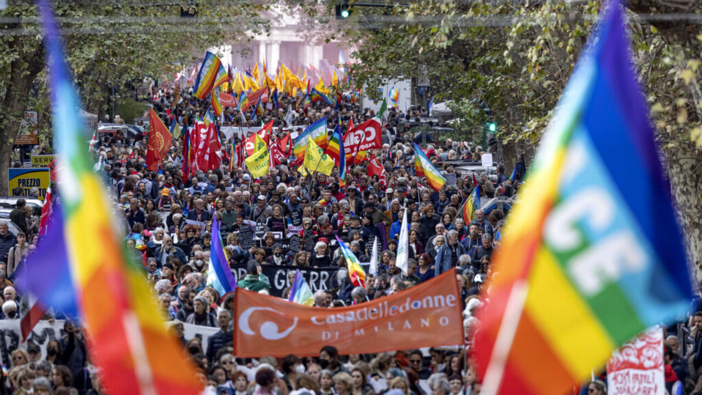 Roma: manifestazione della pace 5 novembre 2022