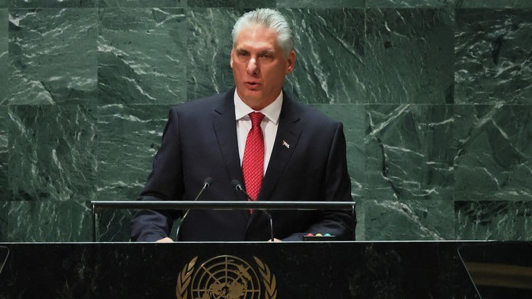 Presidente di Cuba Miguel Diaz Canel