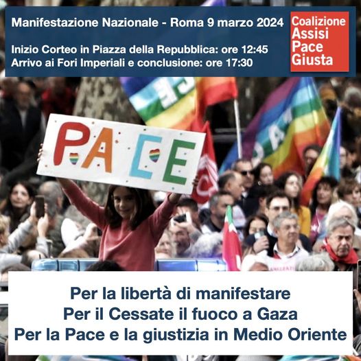 Manifestazione Nazionale 9 marzo a Roma