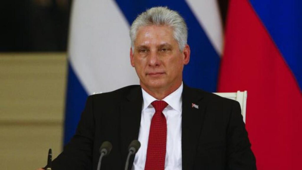 Il Presidente di Cuba Miguel Díaz-Canel.