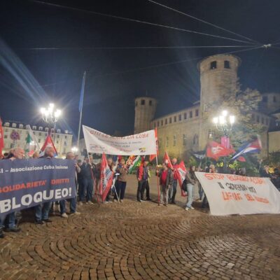 TORINO – IL PRESIDIO  CONTRO IL BLOQUEO!