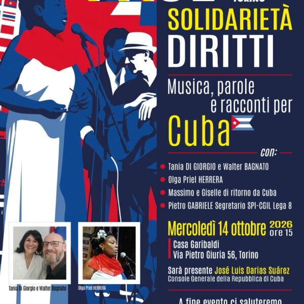 CUBA NON E’ UNA MINACCIA E LA SOLIDARIETA’ NON SI BLOCCA!