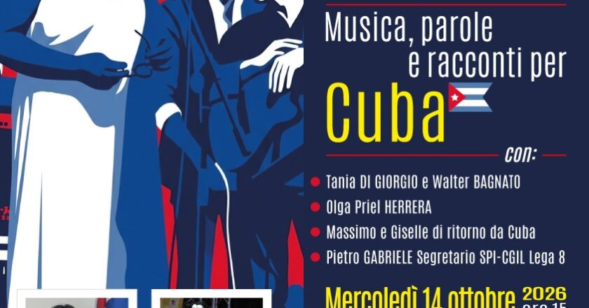 CUBA NON E’ UNA MINACCIA E LA SOLIDARIETA’ NON SI BLOCCA!